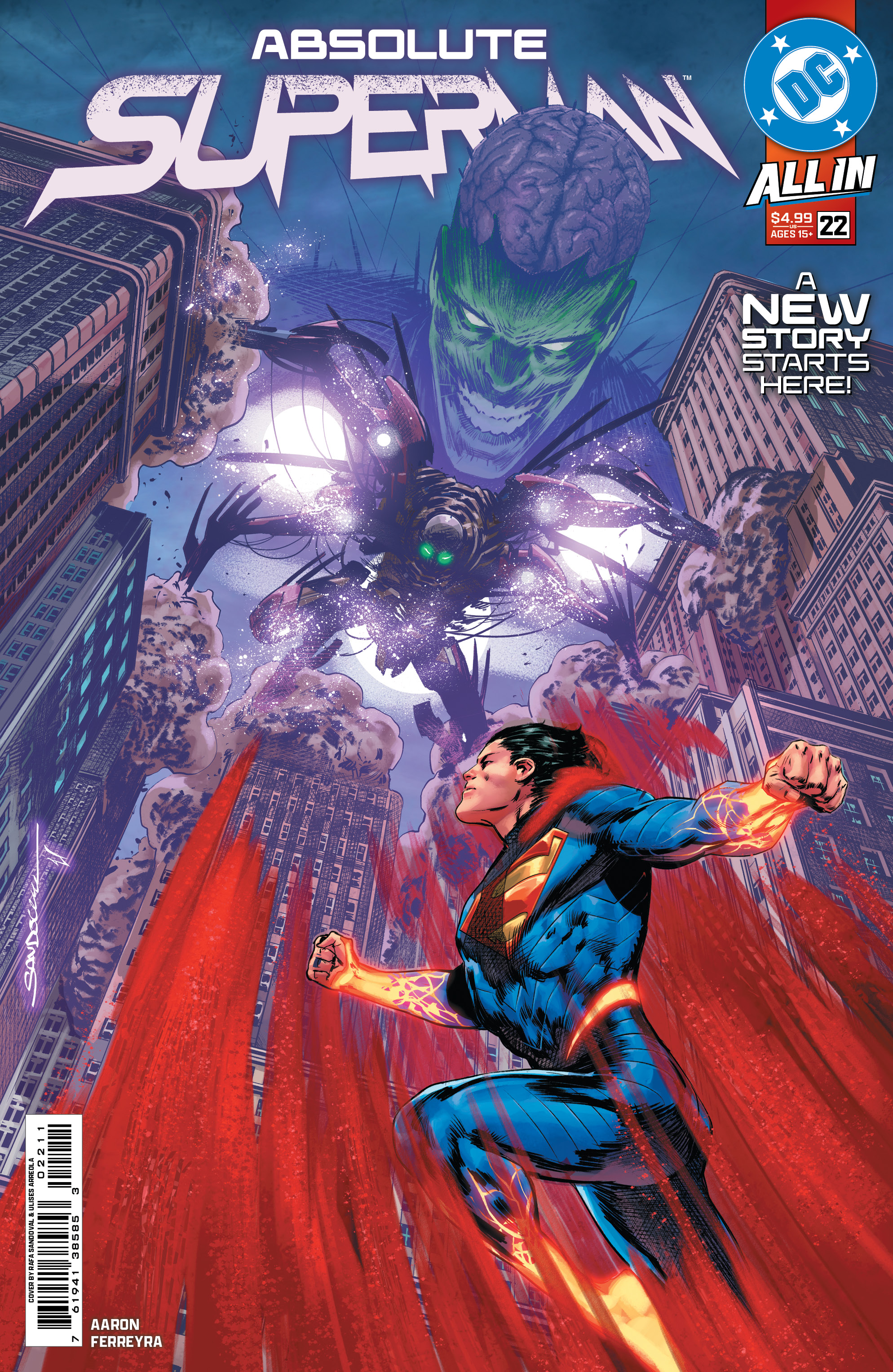 ABSOLUTE SUPERMAN #22 CVR A RAFA SANDOVAL cover
