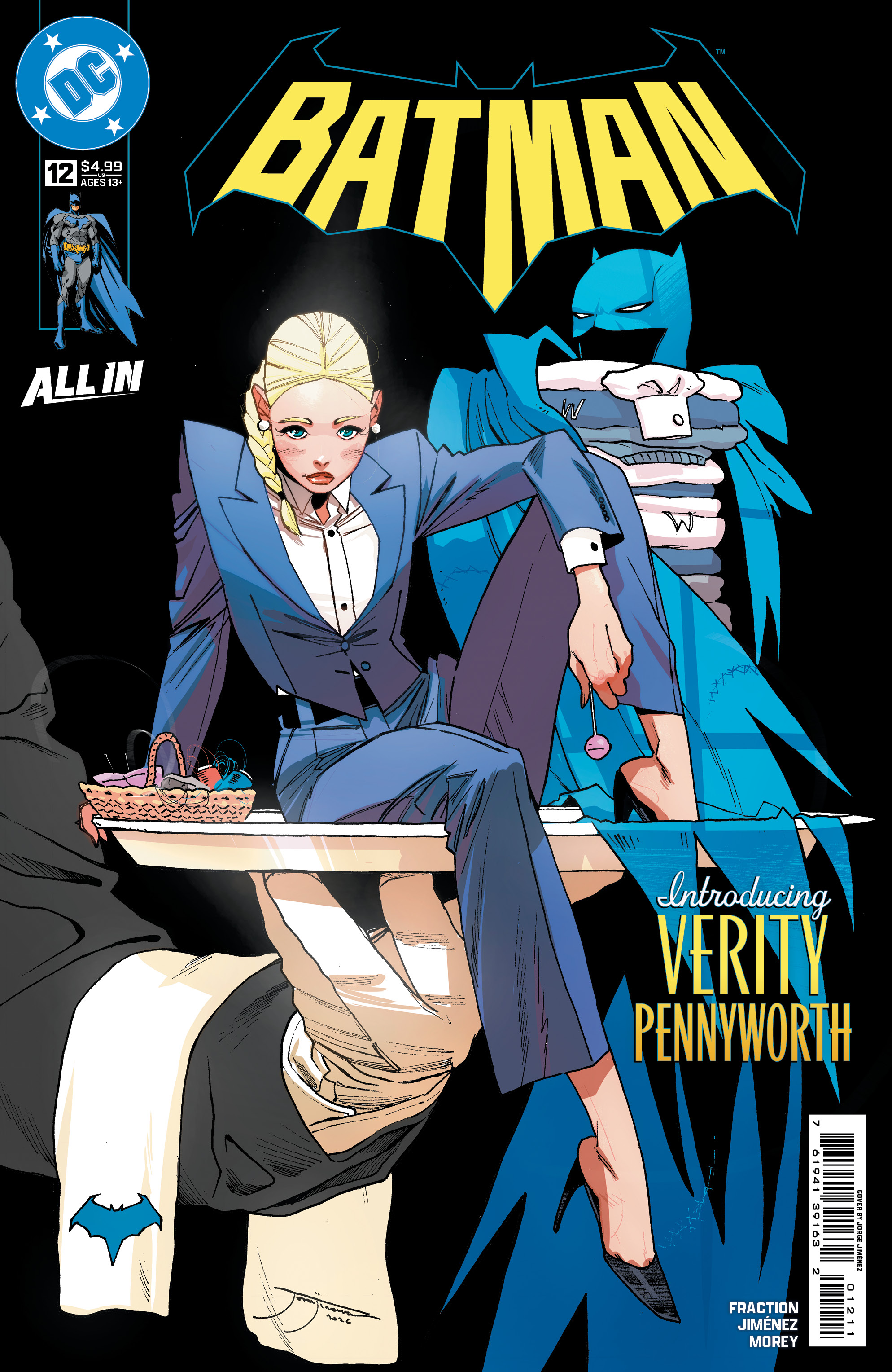 BATMAN #12 CVR A JORGE JIMENEZ cover