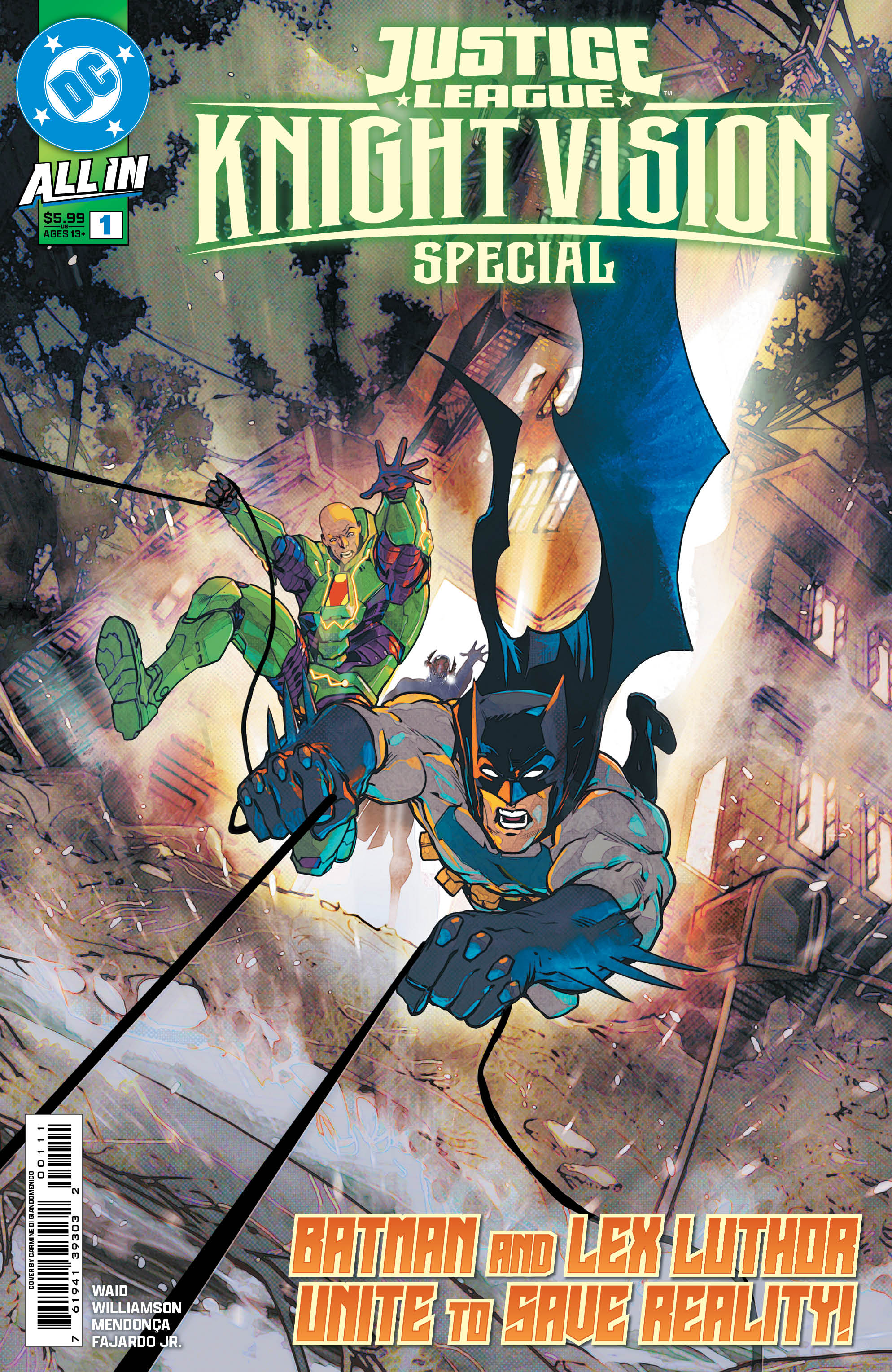 JUSTICE LEAGUE KNIGHT VISION SPECIAL #1 (ONE SHOT) CVR A CARMINE DI GIANDOMENICO cover